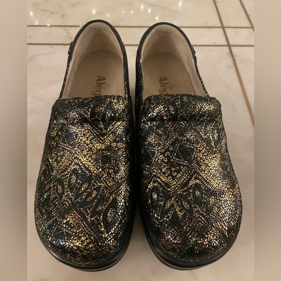 Algeria clogs Kel-676 black and gold Size 36 - Picture 2 of 11